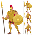 greek hero vector image