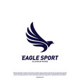 eagle logo design birds concept template vector image