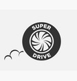 car tire logo template vector image