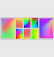 bright colors gradient abstract background vector image