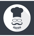 hipster chef vector image