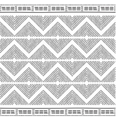 Icelandic tribal line art seamless pattern Vector Image