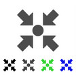 meeting point flat icon vector image