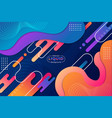abstract liquid colorful background vector image