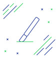 line medical surgery scalpel tool icon isolated vector image