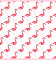 flamingo seamless pattern exotic birds nature vector image
