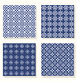 geometric set pattern vector image vector image