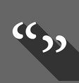quote sign icon quotation mark symbol double vector image