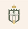 christian church logo vector image