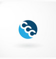 logo design combination triple letter c vector image