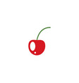 cherry logo vector image