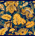 colorful seamless pattern floral background vector image vector image