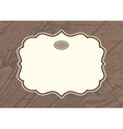 wood background frame vector image