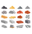 2201 s cartoon construction building materials vector image
