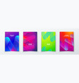 color cover background design fluid gradient vector image