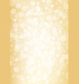golden defocused lights background vector image
