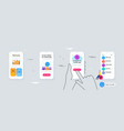 outline set of champagne glasses wedding vector image vector image