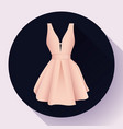 woman dress icon vector image vector image