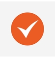check sign icon yes symbol vector image