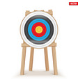archery target stand vector image vector image