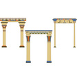 egyptian arch vector image
