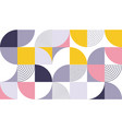 geometric pattern abstract color design vector image