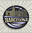 logo for barcelona vector image vector image