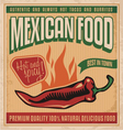mexican food vector image vector image