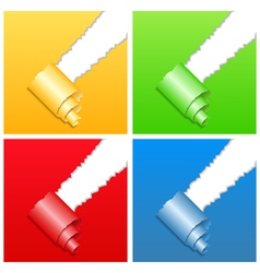 Torn paper Royalty Free Vector Image - VectorStock