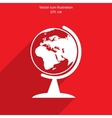 globe icon vector image