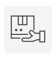 carg container icon vector image
