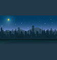 night city vector image