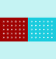 big set of snowflakes winter christmas xmas vector image