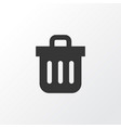 trash can icon symbol premium quality isolated vector image
