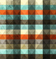 vintage grunge triangle seamless vector image