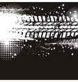 tire track banner vector image