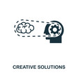 creative solutions icon simple element vector image vector image