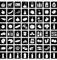 set of supermarket symbols vector image vector image