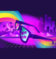 retro party wave vector image