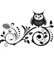cute owl vector image vector image