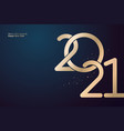 merry christmas and happy new year 2021 vector image