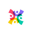 people check family group community team work vector image