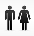 female and male symbol vector image