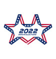 senate elections 2022 in usa start of political vector image vector image