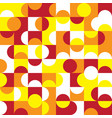 geometric seamless pattern design with circles vector image vector image