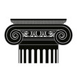 greek capitals of columns vector image
