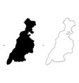 south ayrshire map vector image