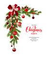 garland holiday decoration vector image