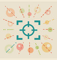 focus concept vector image