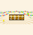 new 2023 eve countdown loading numbers vector image vector image